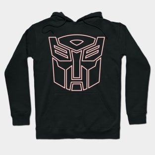 Autobot Logo Glow - Red Hoodie